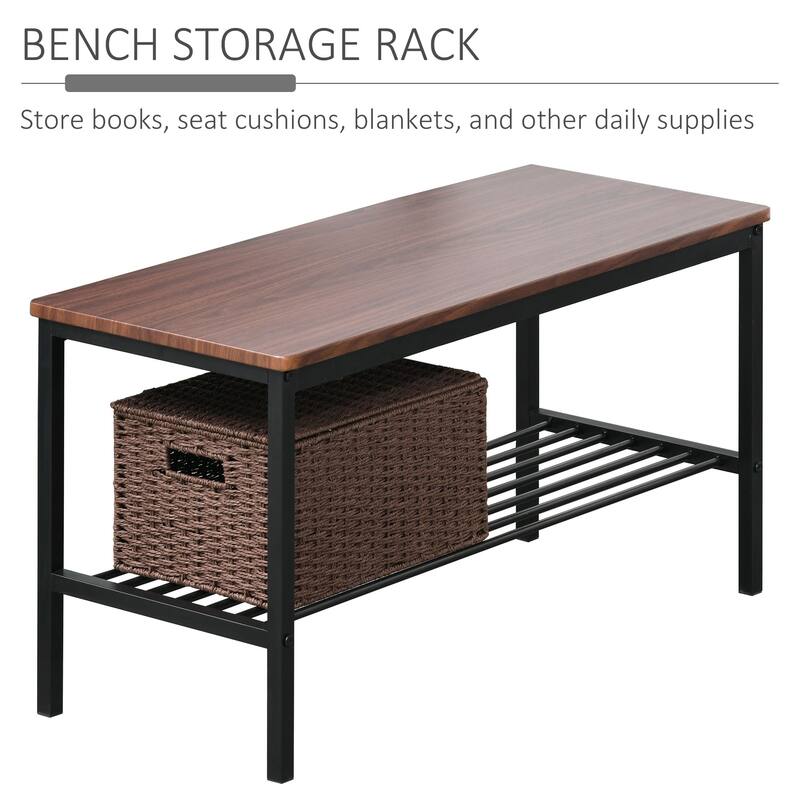 Modern 4-Piece Dining Set with Storage Rack