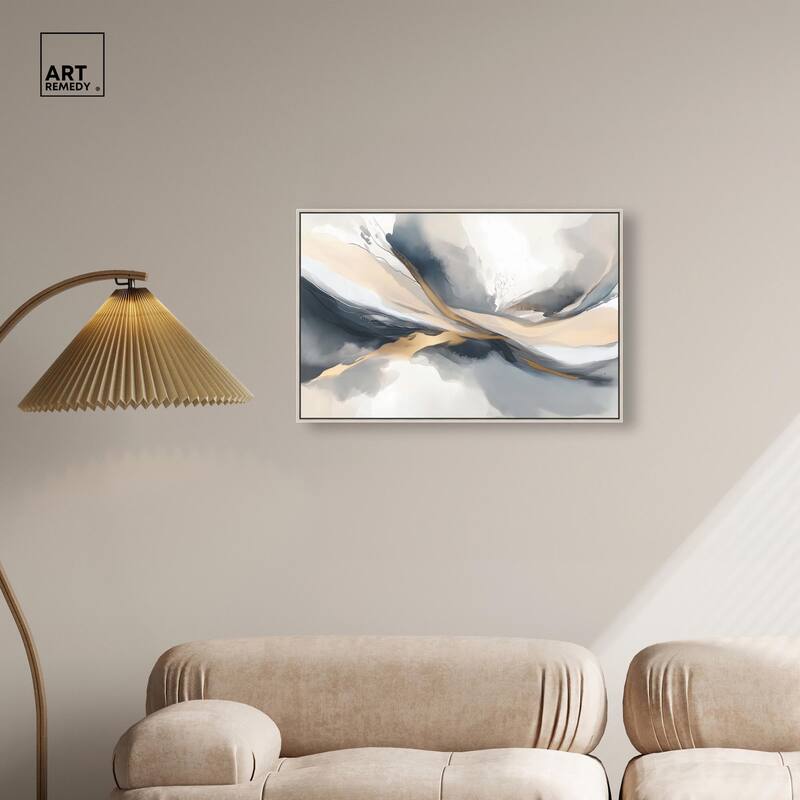 Dynamic Swirls II Canvas by Art Remedy