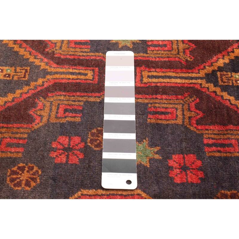 ECARPETGALLERY Hand-knotted Teimani Dark Grey Wool Rug - 2'10 x 4'7