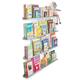 Wallniture Denver TJ 46" Picture Ledge Wall Shelves, Gray, Set of 4 - Gray