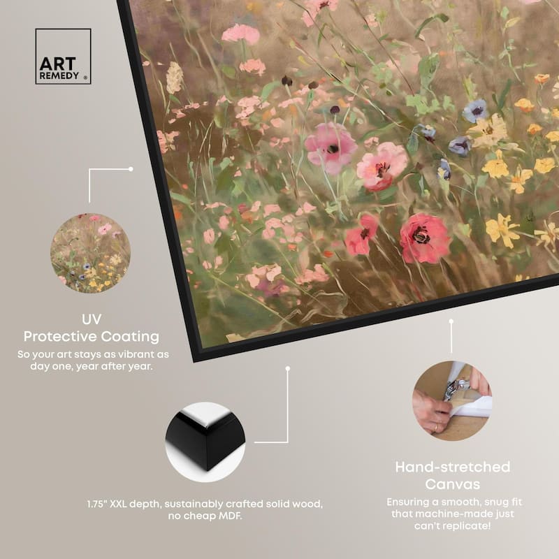 Wildflower Meadow Canvas by Art Remedy