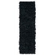 preview thumbnail 89 of 177, SAFAVIEH Handmade Leather Shag Carlijn Modern Decorative Rug 2'3" x 9' Runner - Black - Runner