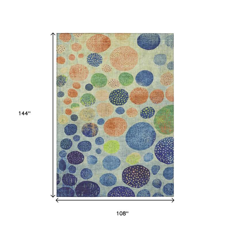 HomeRoots Geometric Transitional Rectangle Outdoor Rug
