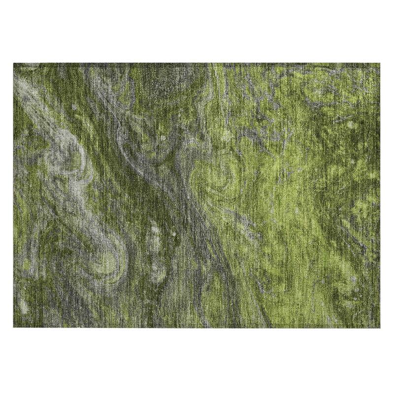 Machine Washable Indoor/ Outdoor Chantille Modern Abstract Rug
