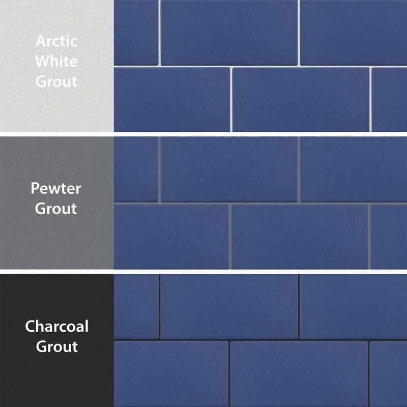 Merola Tile Piscina Brick Matte Cobalto 9-5/8" x 19-1/2" Porcelain Floor and Wall Tile