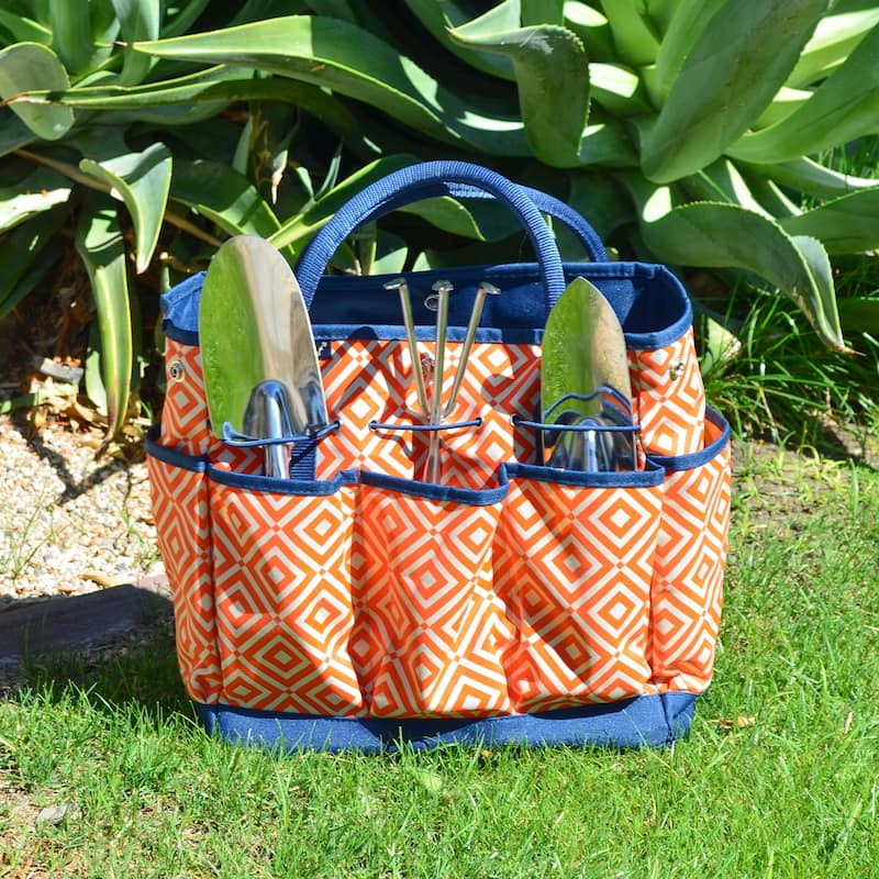 Picnic at Ascot Diamond Collection Gardening Tote with Tools