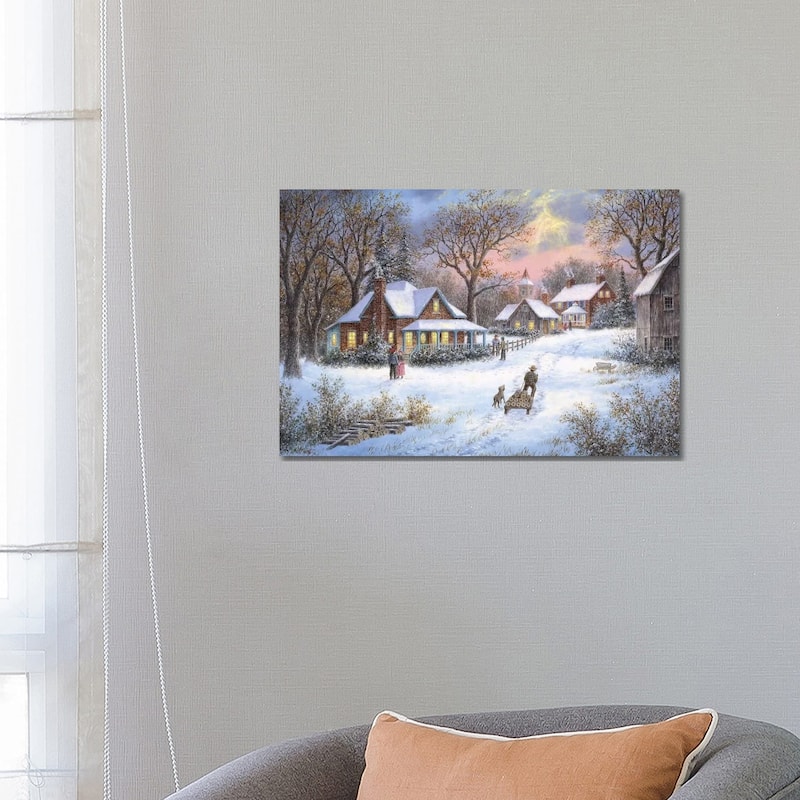 iCanvas "Winter in the Heartland" by Dennis Lewan Canvas Print - 18x26x1.5