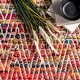 preview thumbnail 7 of 42, Nuloom Boho Handmade Flatweave Chevron Cotton Rug