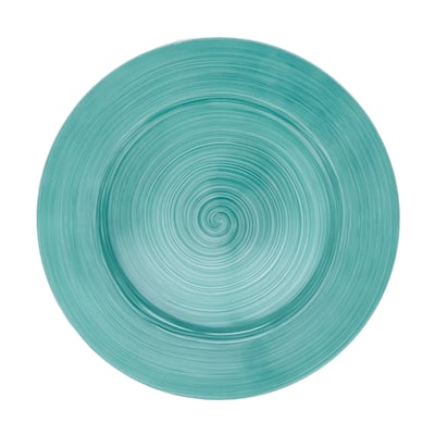 Glossy Ceramic Look Charger Plate (Set of 4)