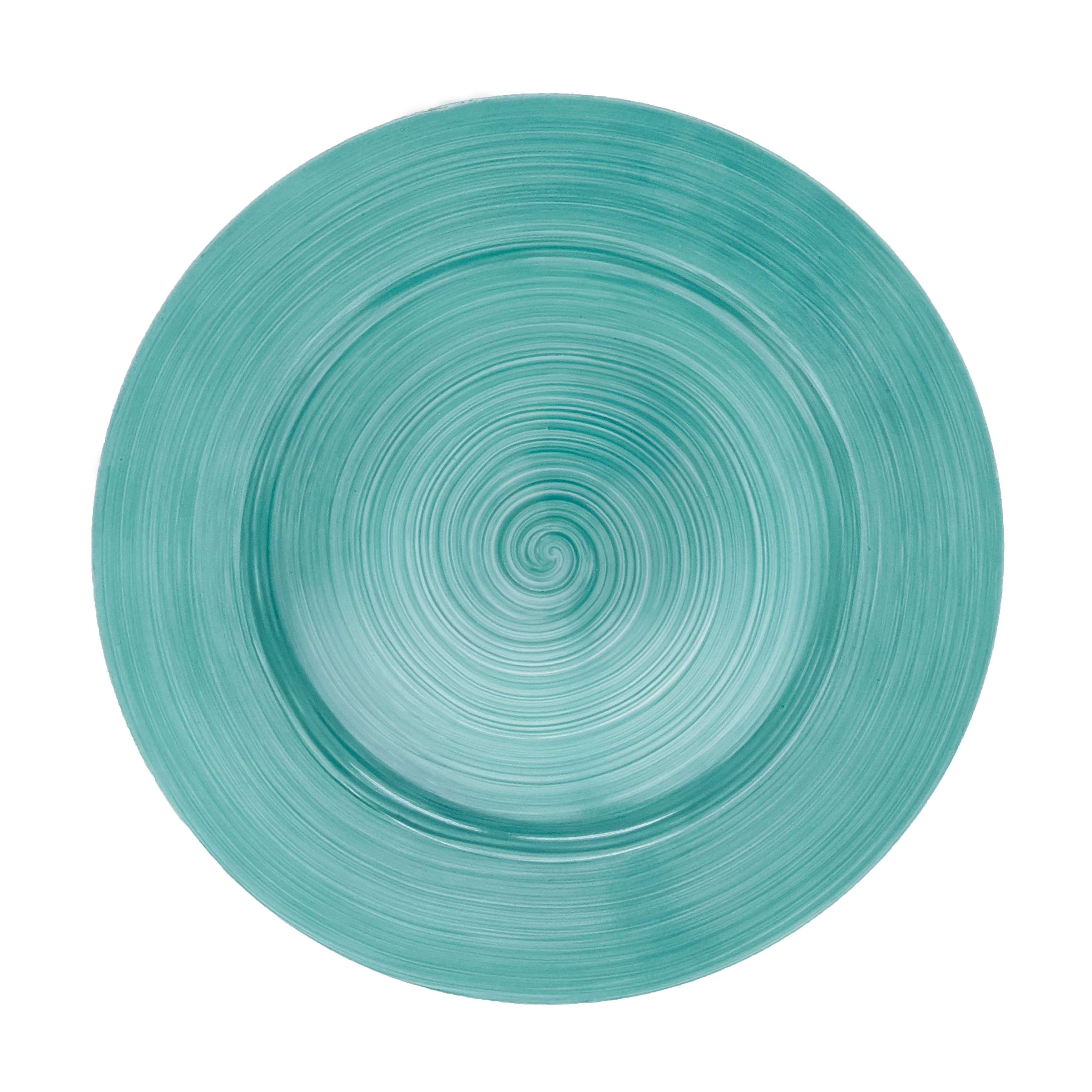 Glossy Ceramic Look Charger Plate (Set of 4)