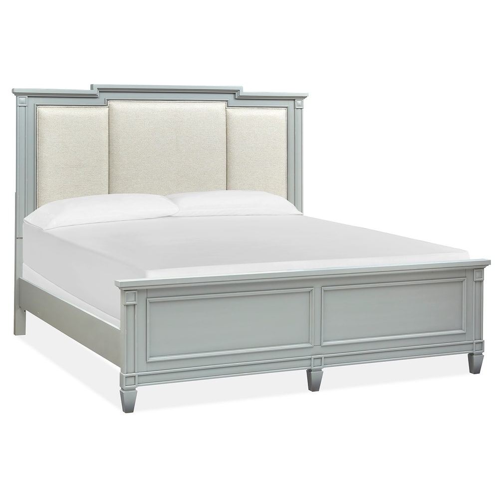 Magnussen Home Glenbrook Pebble Upholstered Panel Bed