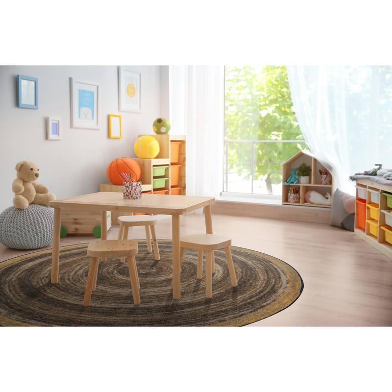 Walnut - durable soft decorative rug for home, living room & bedroom - 7' x 7' Round
