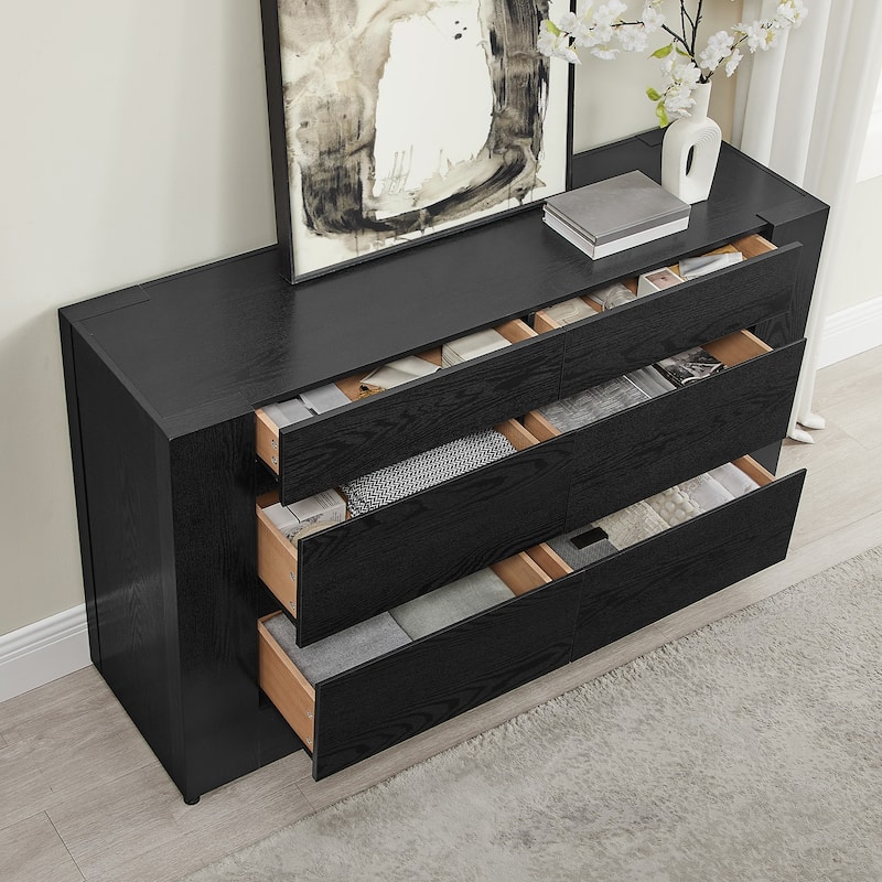 modern dresser sale Raleigh 6 Drawer Dresser