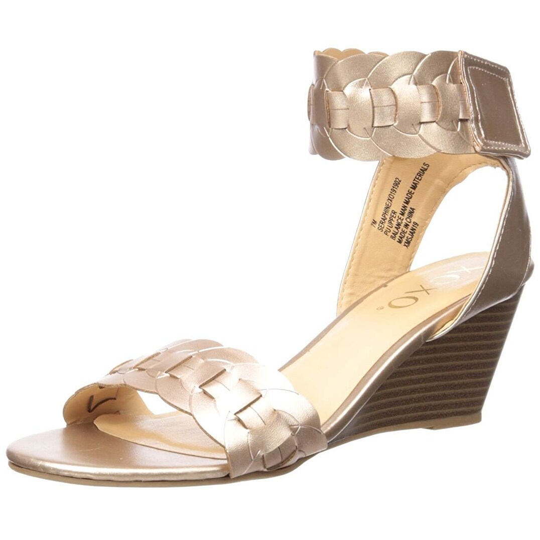 xoxo wedge sandals