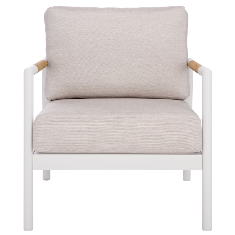 SAFAVIEH COUTURE Chryssa Aluminum Patio Chair - 28"W x 34"D x 29"H