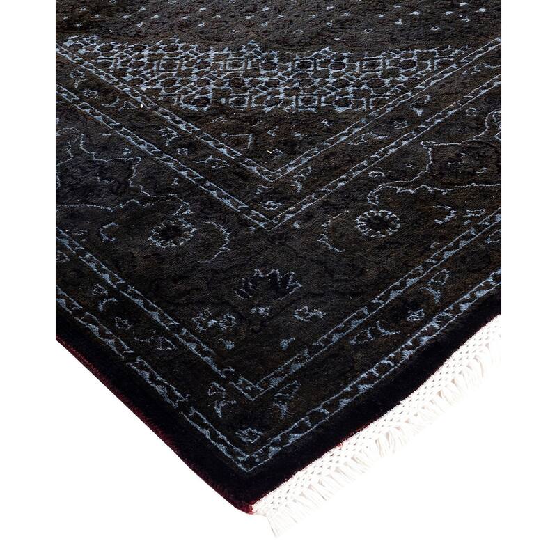 Fine Vibrance One-of-a-Kind Hand-Knotted Area Rug - Brown, 6' 5" x 10' 0" - 6' 5" x 10' 0"