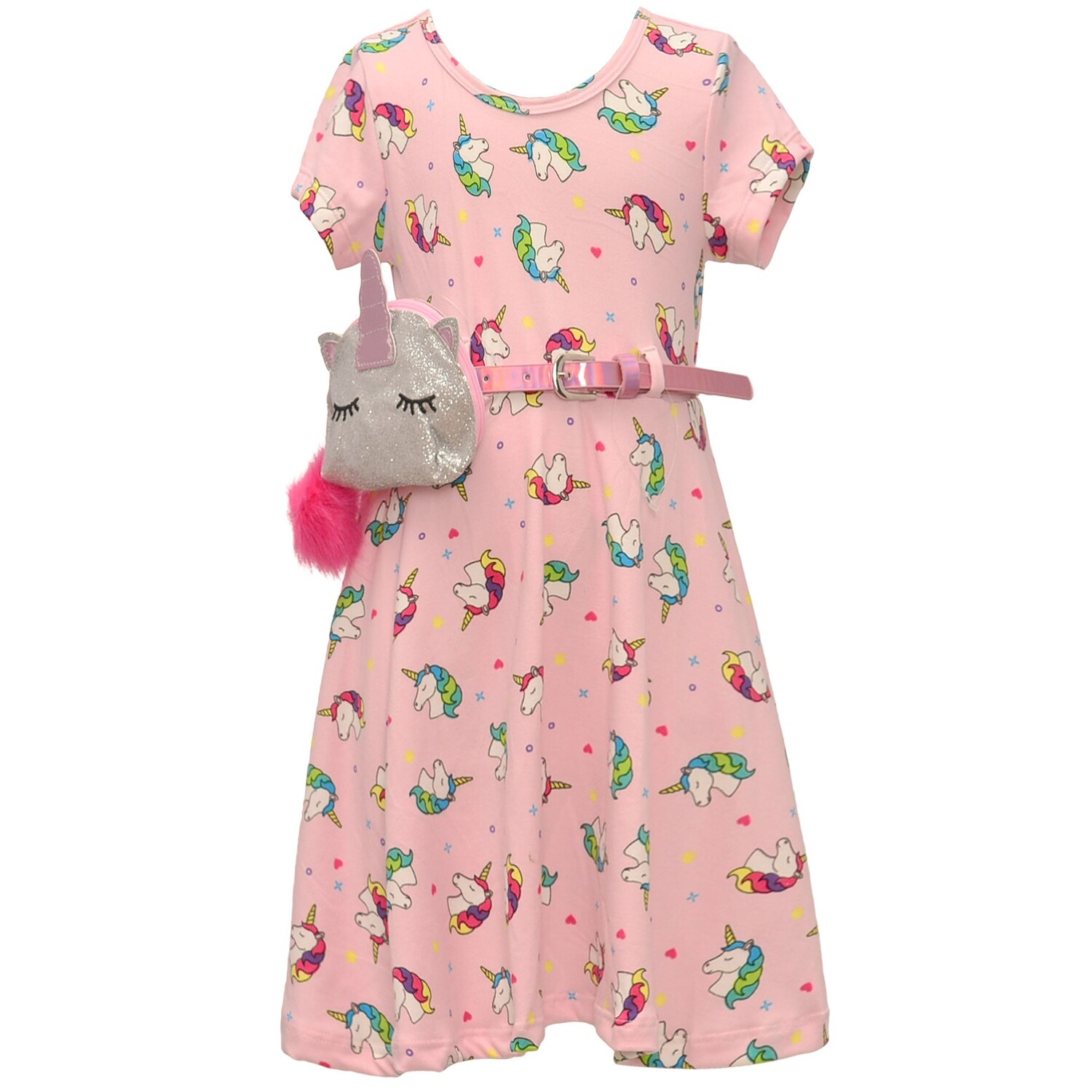 unicorn print dress
