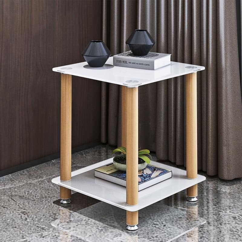 1-Piece or 2-Piece 2-Tier Space End Table
