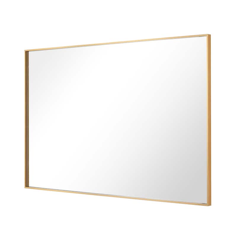 Modern Rectangle Framed Bathroom Vanity Mirror Accent Wall Mirror