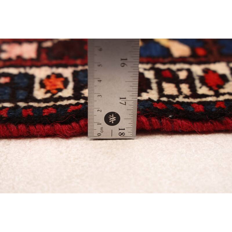 ECARPETGALLERY Hand-knotted Kayseri Vintage Red Wool Rug - 4'4 x 6'7