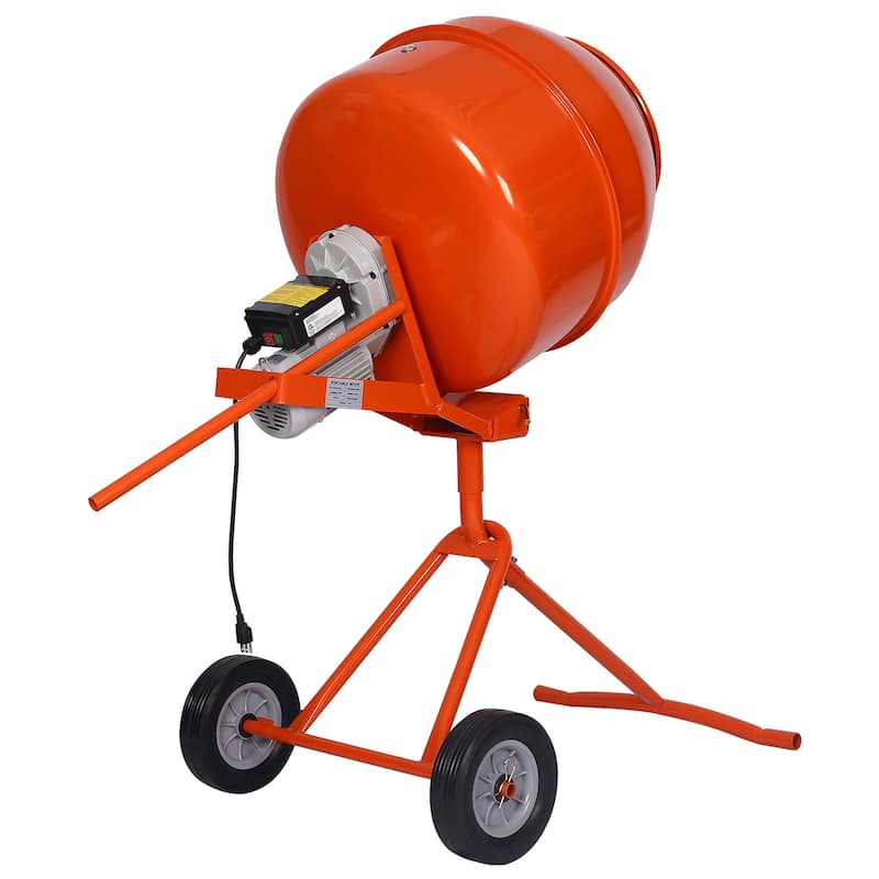 5.0 cu. ft. Portable Concrete Mixer,electric cement mixer, ETL certificated copper motor