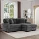 118.4"W Plush Modular Sectional Sofa with Pillows