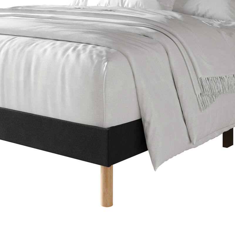 CraftPorch Elegant Velvet Upholstered Bed