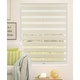 preview thumbnail 1 of 5, Arlo Blinds Cream Cordless Zebra Striped Roller Sheer or Privacy Shade