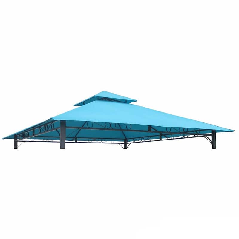St. Kitts Replacement Canopy for YF-3136B Gazebo - 10 x 10 - Aqua Blue