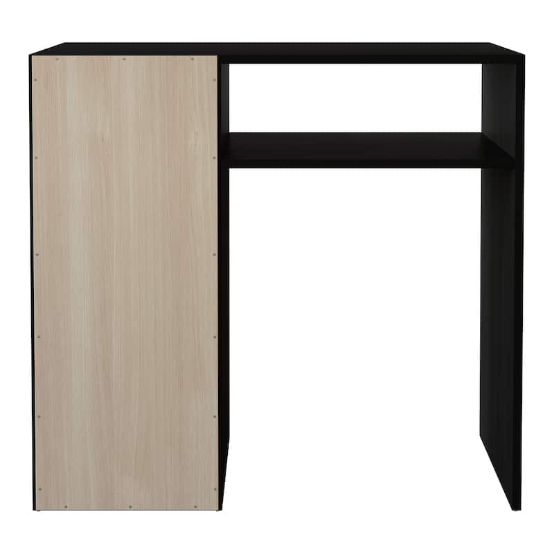 CraftPorch Classic Writing Table with Shelf Cabinet