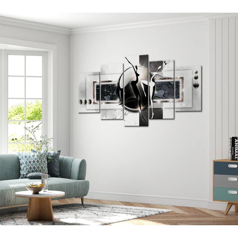 Glam Canvas Wall Art - Modern Dance - 5 Pieces