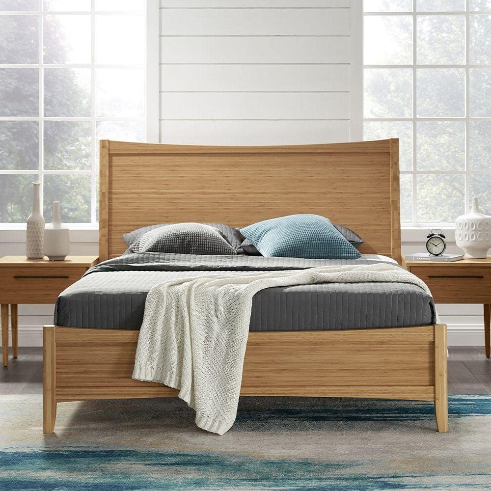 Willow Queen Platform Bed, Caramelized
