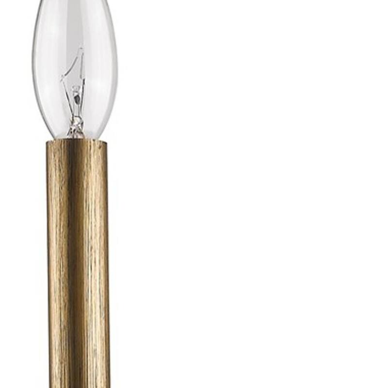 Light Gold Metal Wall Sconce with Crystal Accents Dimmable LED - 6.5” x 5.25” x 8.5” (D x W x H)