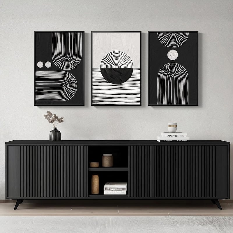 Mid-Century Modern Pictures Minimalist Bohemian Wall Art