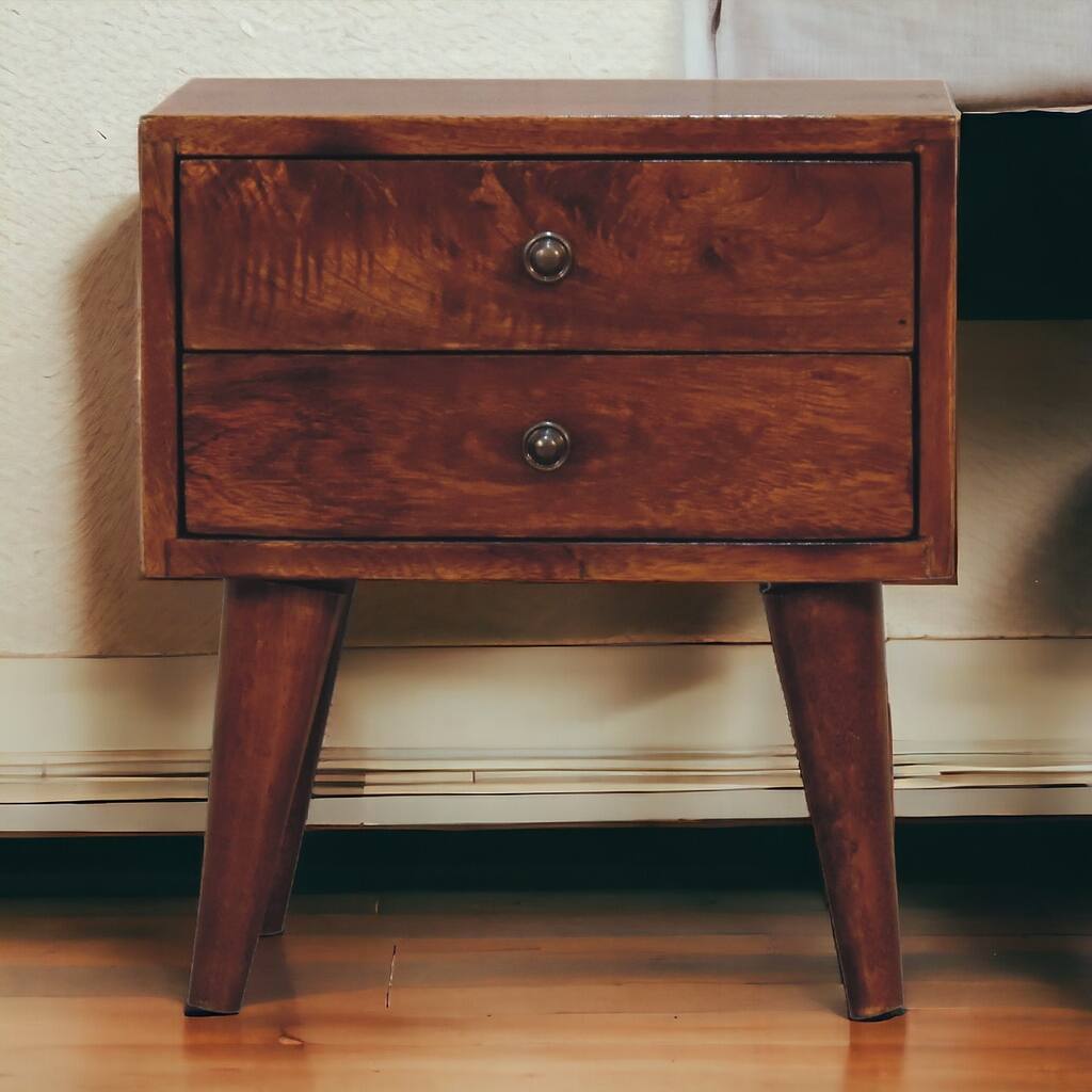 Solid Wood Mini Modern Bedside