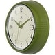 preview thumbnail 9 of 195, Infinity Instruments Round Retro Kitchen Wall Clock by Infinity Instruments