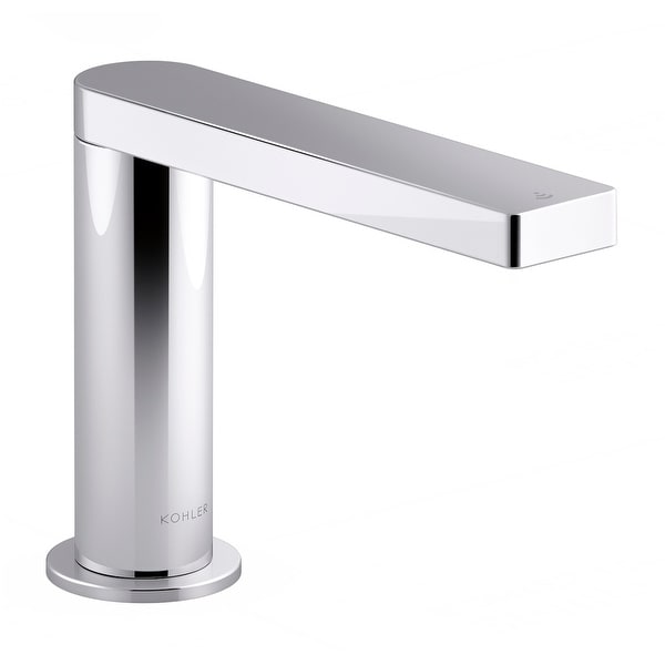 Kohler K-104C37-SANA Composed 0.5 GPM Single Hole Touchless Bathroom Faucet with Grid Drain, Kinesis Sensor and Mixer,
