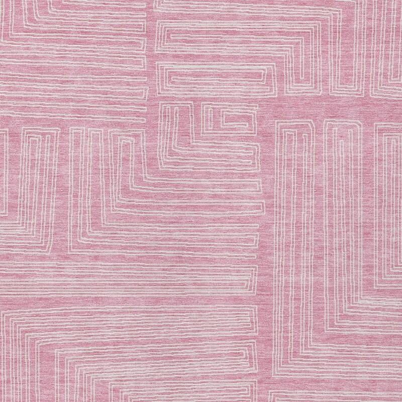 HomeRoots Geometric Transitional Rectangle Outdoor Rug