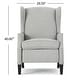 preview thumbnail 49 of 57, Wescott Contemporary Fabric Wingback Pushback Recliner by Christopher Knight Home