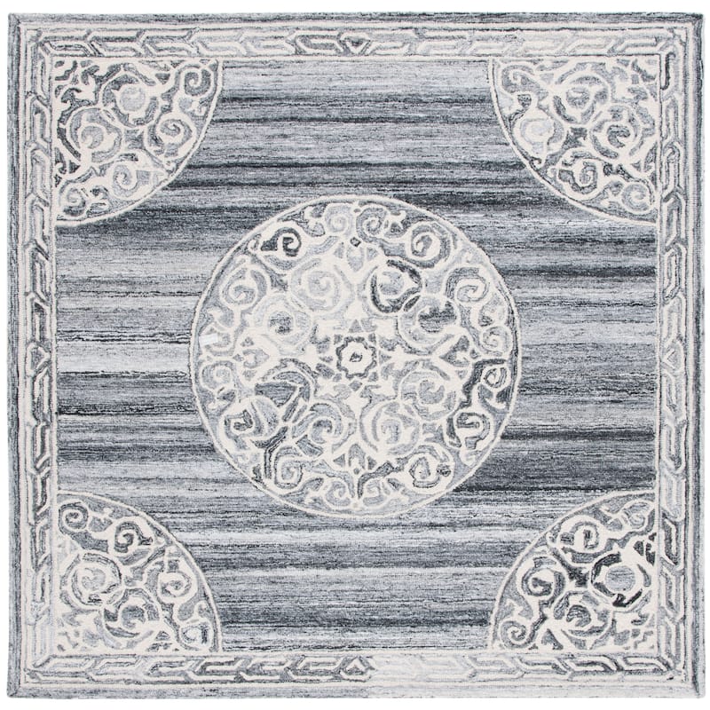 SAFAVIEH Handmade Metro Tietje Medallion Wool Rug