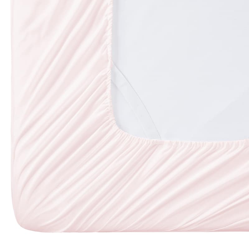 Sweet Home Collection Fitted Sheet Brushed Microfiber Bottom Sheets with Built in Sheet Straps