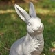 preview thumbnail 46 of 55, Glitzhome MgO Standing Rabbit Bunny Garden Yard Statue Indoor Figurines