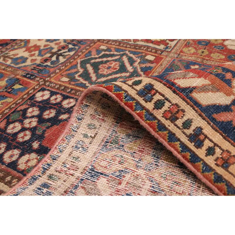 ECARPETGALLERY Hand-knotted Kayseri Vintage Red Wool Rug - 5'3 x 6'7