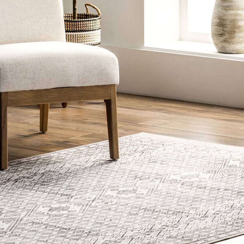 Nuloom Hettie SpinClean Transitional Tribal Machine Washable Area Rug