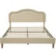 preview thumbnail 27 of 28, Queen Velvet Smart LED Kids Bed Frame with Adjustable Headboard, No Box Spring Needed, Pink