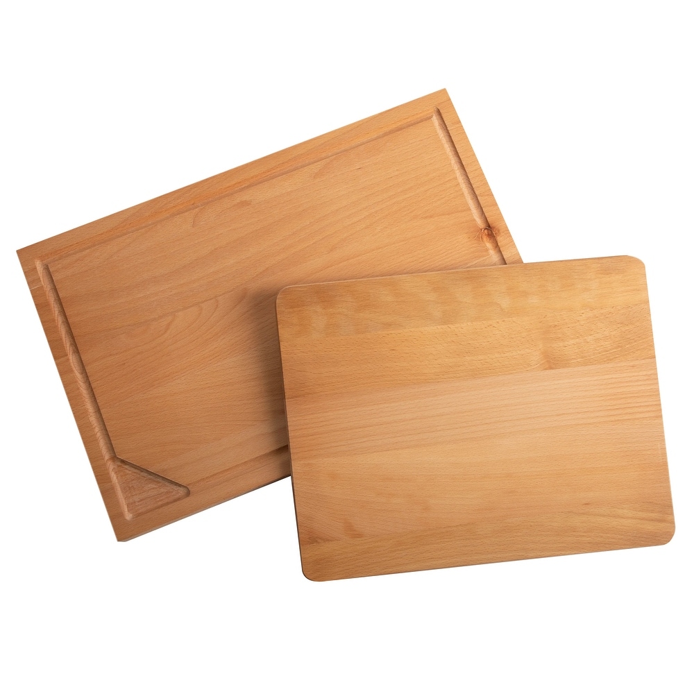 NEW Martha Stewart Acacia Wood Cutting Board Chop & Slide 14 x 9-1/2
