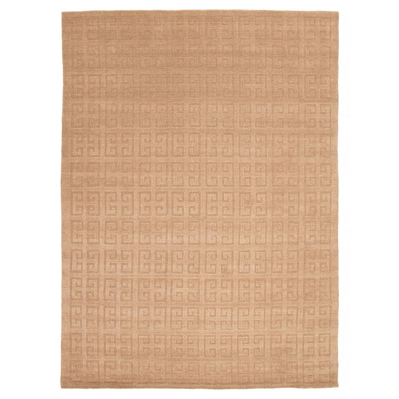Kashkuli Gabbeh Tan Rug 8'0" x 11'0" - 8'0 x 11'0 - Tan - 8'0 x 11'0