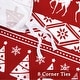 preview thumbnail 5 of 5, 3 Piece Boho Christmas Holiday Bedding Duvet Cover Set
