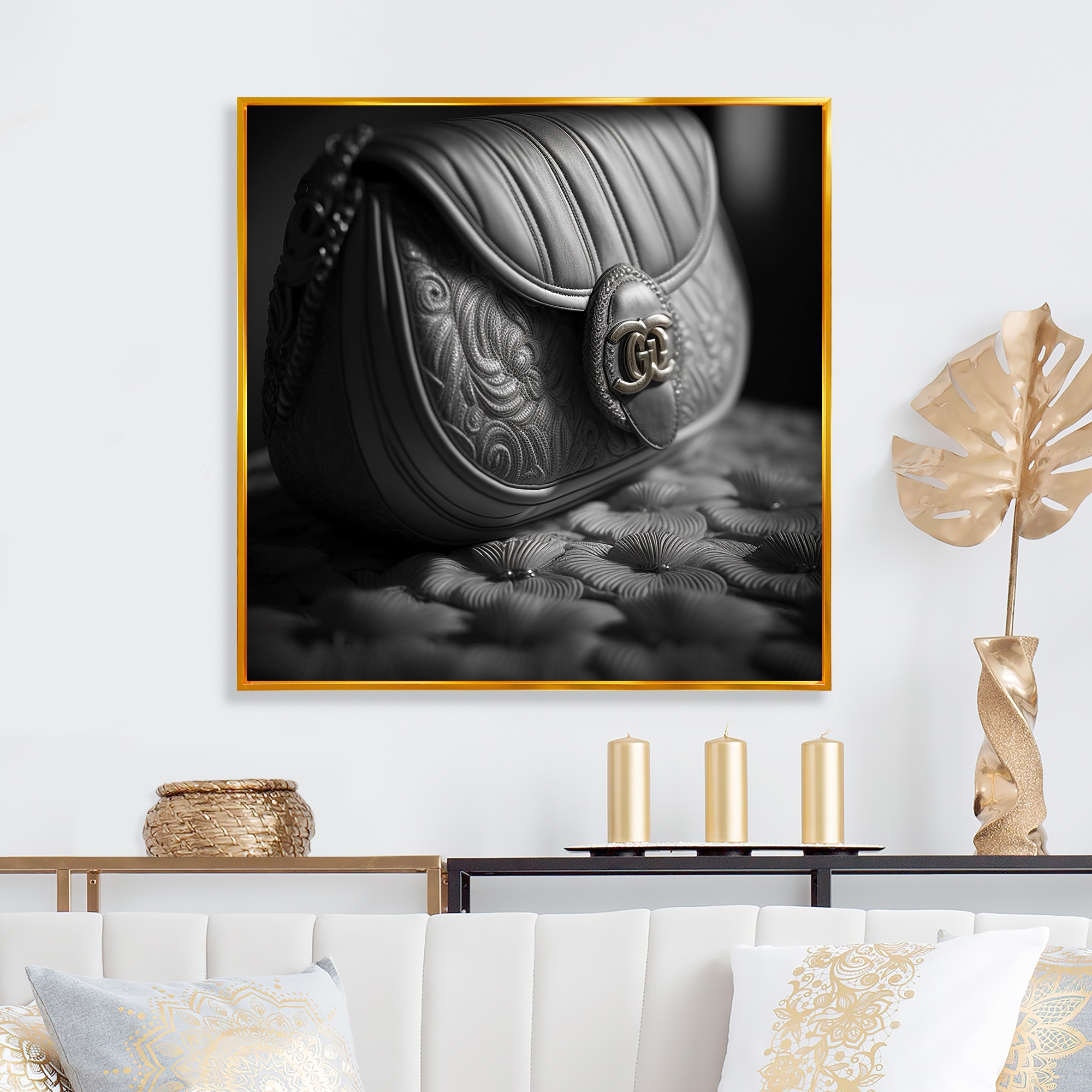 Purse wall online art