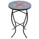 preview thumbnail 39 of 68, Indoor/Outdoor Turkish Mosaic Tile Side Table and Plant Stand